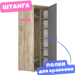 Угловой шкаф в спальню
