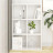 Современная мебель Белый Стеллаж полки настенные / напольные not IKEA EKET недорого С-18 СИТИ, купить недорого в фирменном салоне магазине «Моя Мебель», всего за 5 490 руб.