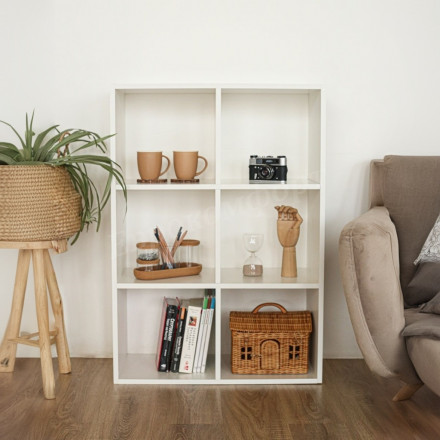 Современная мебель Белый Стеллаж полки настенные / напольные not IKEA EKET недорого С-18 СИТИ, купить недорого в фирменном салоне магазине «Моя Мебель», всего за 5 490 руб.