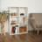 Современная мебель Белый Стеллаж полки настенные / напольные not IKEA EKET недорого С-18 СИТИ, купить недорого в фирменном салоне магазине «Моя Мебель», всего за 5 490 руб.