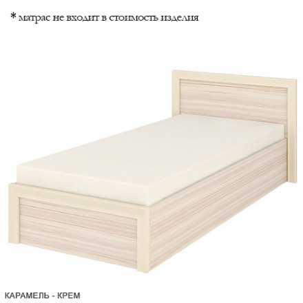 Современная мебель Кровать коллекция NOBILE, купить недорого в фирменном салоне магазине «Моя Мебель», всего за 40 470 руб.
