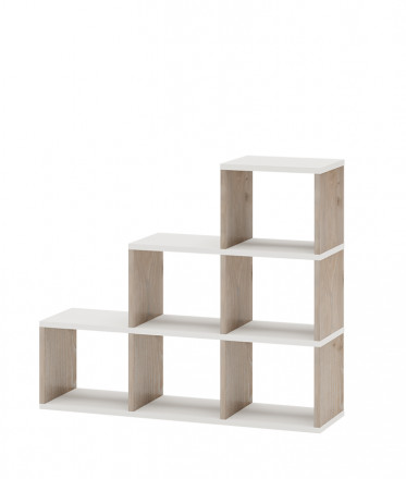 Современная мебель Стеллаж лесенка СЛД, IKEA KALLAX &amp; EKET style, купить недорого в фирменном салоне магазине «Моя Мебель», всего за 12 040 руб.
