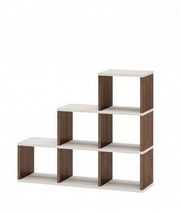 Современная мебель Стеллаж лесенка СЛД, IKEA KALLAX &amp; EKET style, купить недорого в фирменном салоне магазине «Моя Мебель», всего за 12 040 руб.