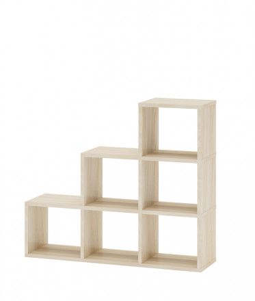 Современная мебель Стеллаж лесенка СЛД, IKEA KALLAX &amp; EKET style, купить недорого в фирменном салоне магазине «Моя Мебель», всего за 12 040 руб.