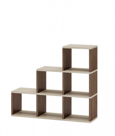Современная мебель Стеллаж лесенка СЛД, IKEA KALLAX &amp; EKET style, купить недорого в фирменном салоне магазине «Моя Мебель», всего за 12 040 руб.