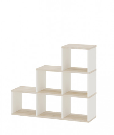 Современная мебель Стеллаж лесенка СЛД, IKEA KALLAX &amp; EKET style, купить недорого в фирменном салоне магазине «Моя Мебель», всего за 12 040 руб.