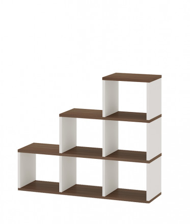 Современная мебель Стеллаж лесенка СЛД, IKEA KALLAX &amp; EKET style, купить недорого в фирменном салоне магазине «Моя Мебель», всего за 12 040 руб.