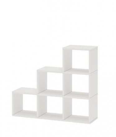 Современная мебель Стеллаж лесенка СЛД, IKEA KALLAX &amp; EKET style, купить недорого в фирменном салоне магазине «Моя Мебель», всего за 12 040 руб.