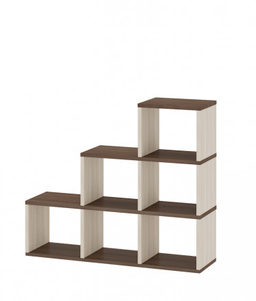 Современная мебель Стеллаж лесенка СЛД, IKEA KALLAX &amp; EKET style, купить недорого в фирменном салоне магазине «Моя Мебель», всего за 12 040 руб.