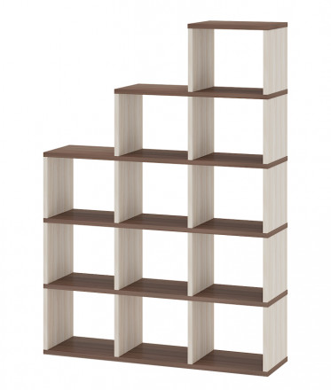 Современная мебель Стеллаж лесенка СЛД 5, IKEA KALLAX &amp; EKET style, купить недорого в фирменном салоне магазине «Моя Мебель», всего за 16 280 руб.