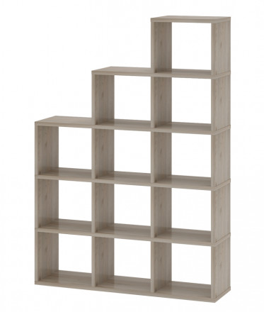 Современная мебель Стеллаж лесенка СЛД 5, IKEA KALLAX &amp; EKET style, купить недорого в фирменном салоне магазине «Моя Мебель», всего за 16 280 руб.