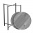 Современная мебель Стол журнальный как IKEA GLADOM BeautyStyle 21 Орех гикори gray / Черный, купить недорого в фирменном салоне магазине «Моя Мебель», всего за 5 210 руб.