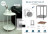 Современная мебель Стол журнальный как IKEA GLADOM BeautyStyle 21 Орех гикори gray / Черный, купить недорого в фирменном салоне магазине «Моя Мебель», всего за 5 210 руб.