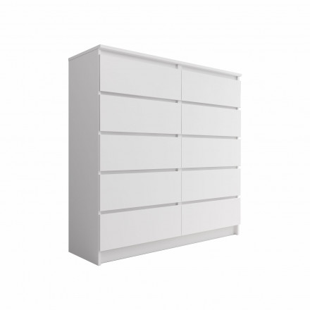 Современная мебель МС Мори Комод МК 1200.10 (МП/3) Белый, купить недорого в фирменном салоне магазине «Моя Мебель», всего за 16 500 руб.