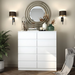 Тумба под телевизор белая