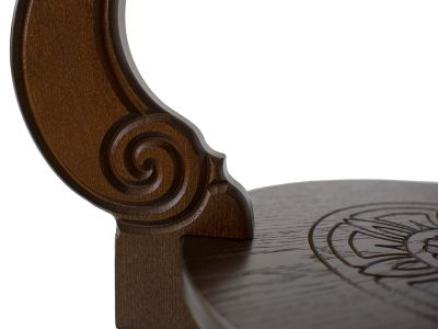 Современная мебель Стол журнальный Грация М Темно-коричневый, купить недорого в фирменном салоне магазине «Моя Мебель», всего за 14 220 руб.