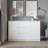 Современная мебель Тумба под ТВ как белый Комод IKEA MALM 3 ящика МК 1200.3 (МП/3) МС мори, купить недорого в фирменном салоне магазине «Моя Мебель», всего за 9 850 руб.