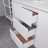 Современная мебель Тумба под ТВ как белый Комод IKEA MALM 3 ящика МК 1200.3 (МП/3) МС мори, купить недорого в фирменном салоне магазине «Моя Мебель», всего за 9 850 руб.