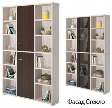 Современная мебель Стеллаж ПУ-40-2, купить недорого в фирменном салоне магазине «Моя Мебель», всего за 43 320 руб.