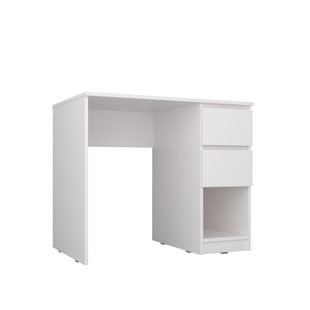Современная мебель Белый письменный стол с ящиками как ИКЕА КАЛЛАКС (IKEA KALLAX) СП-18 сити, купить недорого в фирменном салоне магазине «Моя Мебель», всего за 4 990 руб.