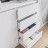 Современная мебель Белый широкий тумба комод под телевизор как ИКЕА МАЛЬМ (IKEA MALM) МК 1600.1 (МП/3) МС мори, купить недорого в фирменном салоне магазине «Моя Мебель», всего за 14 370 руб.