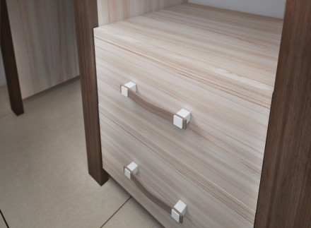 Современная мебель письменный стол для школьника с ящиками с тумбой | Компьютерный стол с ящиками СТД-130, купить недорого в фирменном салоне магазине «Моя Мебель», всего за 14 750 руб.