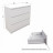 Современная мебель Белый комод с 3 ящиками как IKEA MALM (ИКЕА МАЛЬМ) МК 800.1 (МП/3) МС мори, купить недорого в фирменном салоне магазине «Моя Мебель», всего за 7 200 руб.