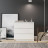 Современная мебель Белый комод с 3 ящиками как IKEA MALM (ИКЕА МАЛЬМ) МК 800.1 (МП/3) МС мори, купить недорого в фирменном салоне магазине «Моя Мебель», всего за 7 200 руб.