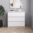 Современная мебель Белый комод с 3 ящиками как IKEA MALM (ИКЕА МАЛЬМ) МК 800.1 (МП/3) МС мори, купить недорого в фирменном салоне магазине «Моя Мебель», всего за 7 200 руб.