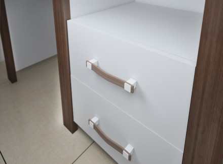 Современная мебель угловой письменный стол для школьника с ящиками с тумбой | угловой Компьютерный стол с ящиками СТД-У, купить недорого в фирменном салоне магазине «Моя Мебель», всего за 19 140 руб.