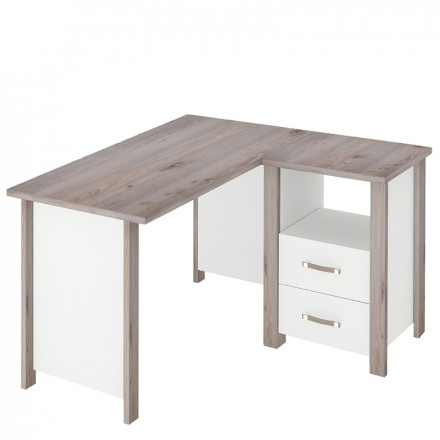 Современная мебель угловой письменный стол для школьника с ящиками с тумбой | угловой Компьютерный стол с ящиками СТД-У, купить недорого в фирменном салоне магазине «Моя Мебель», всего за 19 140 руб.