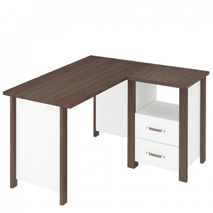 Современная мебель угловой письменный стол для школьника с ящиками с тумбой | угловой Компьютерный стол с ящиками СТД-У, купить недорого в фирменном салоне магазине «Моя Мебель», всего за 19 140 руб.