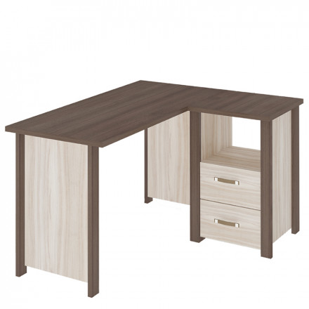 Современная мебель угловой письменный стол для школьника с ящиками с тумбой | угловой Компьютерный стол с ящиками СТД-У, купить недорого в фирменном салоне магазине «Моя Мебель», всего за 19 140 руб.