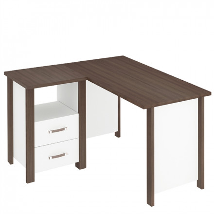 Современная мебель угловой письменный стол для школьника с ящиками с тумбой | угловой Компьютерный стол с ящиками СТД-У, купить недорого в фирменном салоне магазине «Моя Мебель», всего за 19 140 руб.