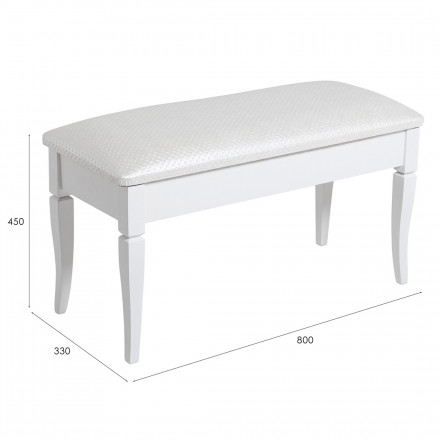 Современная мебель банкетка в прихожую с сиденьем, с ящиком мягкая | Тумба в прихожую с сиденьем узкая Vivaldi M экокожа белый / массив белый, купить недорого в фирменном салоне магазине «Моя Мебель», всего за 7 340 руб.