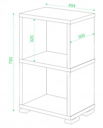 Стеллаж как ИКЕА