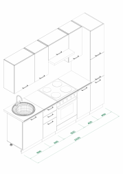 Кухонный гарнитур Техно