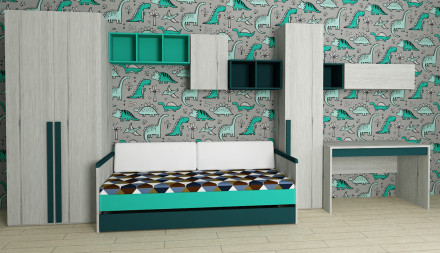 Современная мебель полка 3 Куба с фасадом  «НьюТон», купить недорого в фирменном салоне магазине «Моя Мебель», всего за 8 040 руб.