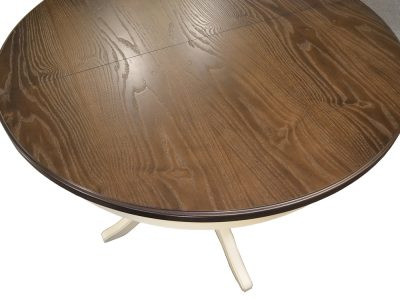 Современная мебель Раздвижной обеденный стол как ИКЕА ИНГАТОРП (IKEA INGATORP) moro 04 слоновая кость / орех, купить недорого в фирменном салоне магазине «Моя Мебель», всего за 36 510 руб.