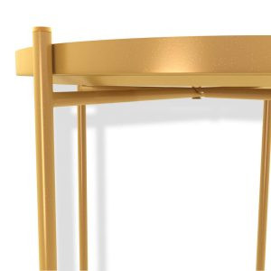 Современная мебель Стол журнальный как IKEA GLADOM SHT-CT8 Золото, купить недорого в фирменном салоне магазине «Моя Мебель», всего за 2 520 руб.