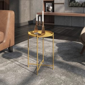 Современная мебель Стол журнальный как IKEA GLADOM SHT-CT8 Золото, купить недорого в фирменном салоне магазине «Моя Мебель», всего за 2 520 руб.