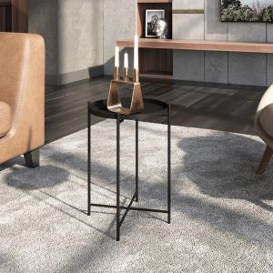 Современная мебель Стол журнальный как IKEA GLADOM SHT-CT8 Черный муар, купить недорого в фирменном салоне магазине «Моя Мебель», всего за 2 880 руб.