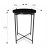 Современная мебель Стол журнальный как IKEA GLADOM SHT-CT8 Черный муар, купить недорого в фирменном салоне магазине «Моя Мебель», всего за 2 880 руб.