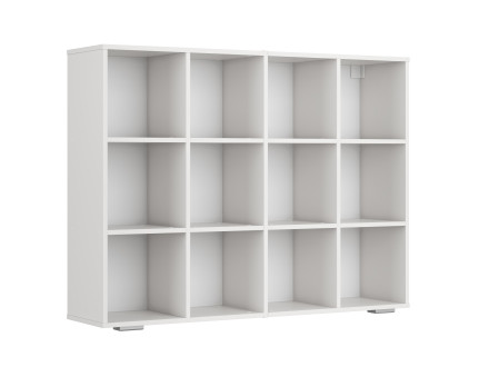 Современная мебель Белые полки стеллаж открытые как IKEA Kallax, С-14 СИТИ ЛДСП, купить недорого в фирменном салоне магазине «Моя Мебель», всего за 9 560 руб.