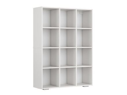 Современная мебель Белые полки стеллаж открытые как IKEA Kallax, С-14 СИТИ ЛДСП, купить недорого в фирменном салоне магазине «Моя Мебель», всего за 9 560 руб.