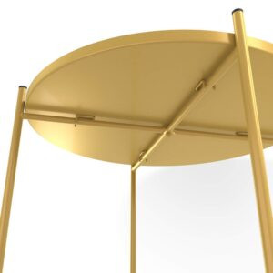 Современная мебель Стол журнальный как IKEA GLADOM SHT-CT8-2 Золото, купить недорого в фирменном салоне магазине «Моя Мебель», всего за 3 330 руб.