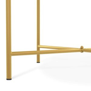 Современная мебель Стол журнальный как IKEA GLADOM SHT-CT8-2 Золото, купить недорого в фирменном салоне магазине «Моя Мебель», всего за 3 330 руб.