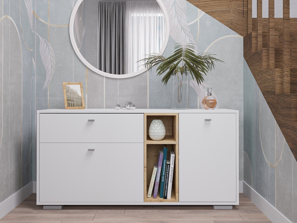 Белый комод 'К 101' в фирменном салоне 'Моя Мебель'