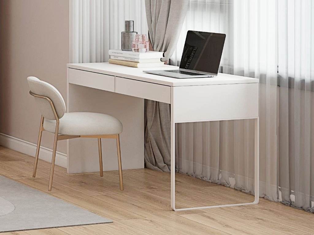 Белый письменный стол аналог ИКЕА МИККЕ (IKEA MICKE)